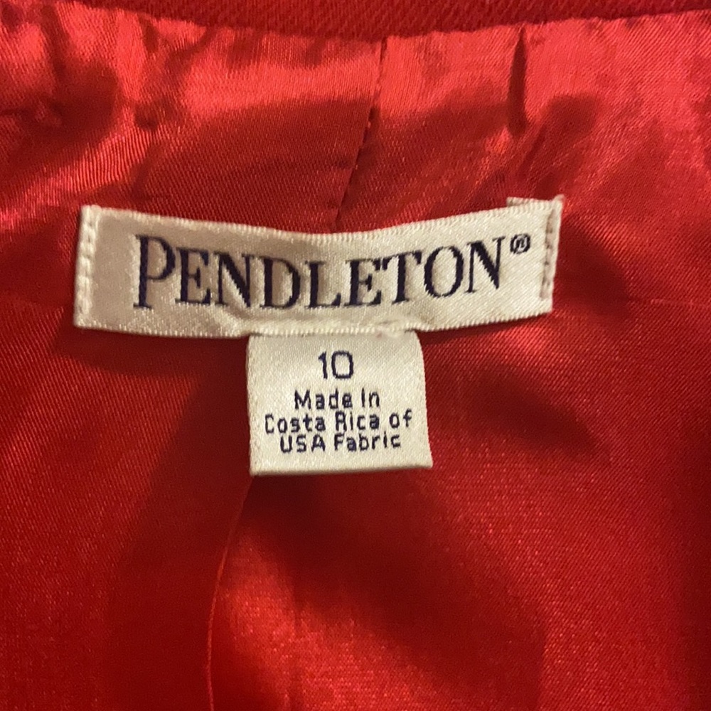 Pendleton Red Blazer - image 2